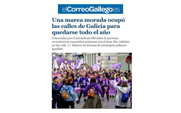 Manifestaciones Galicia 8M