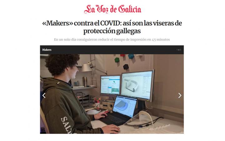 "Makers" Galicia contra coronavirus