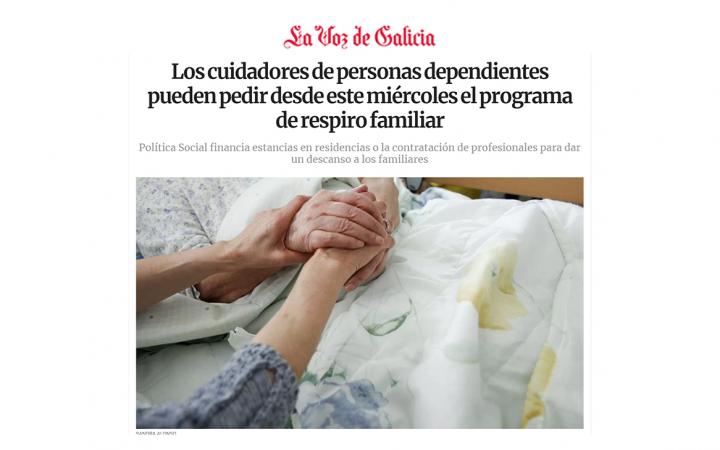 Cuidados dependencia Galicia