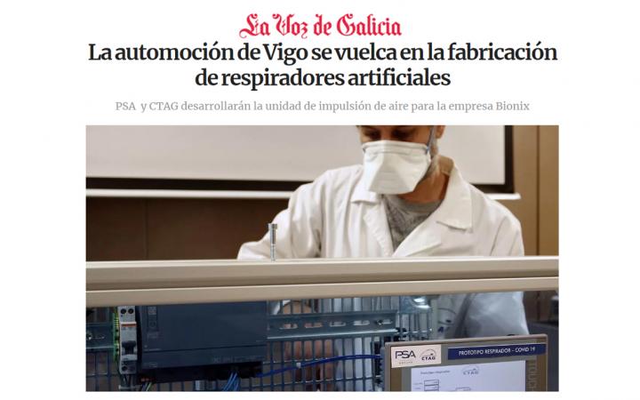 Automoción Galicia respiradores