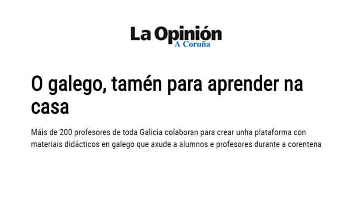 Aprende galego na casa