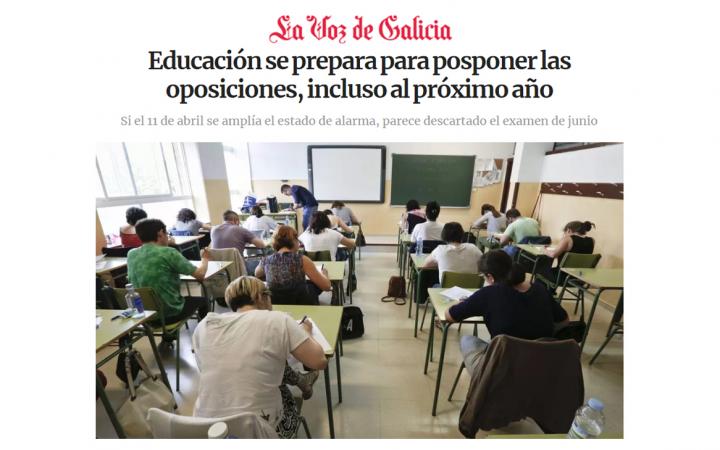 Oposiciones Educación Galicia