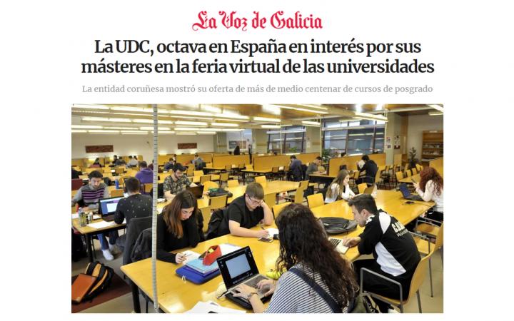 Universidad coruñesa posgrados