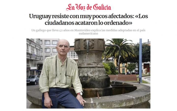 Emigración Galicia Uruguay coronavirus