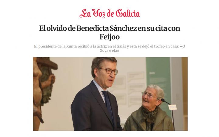 Benedicta Sánchez y Feijóo Galicia