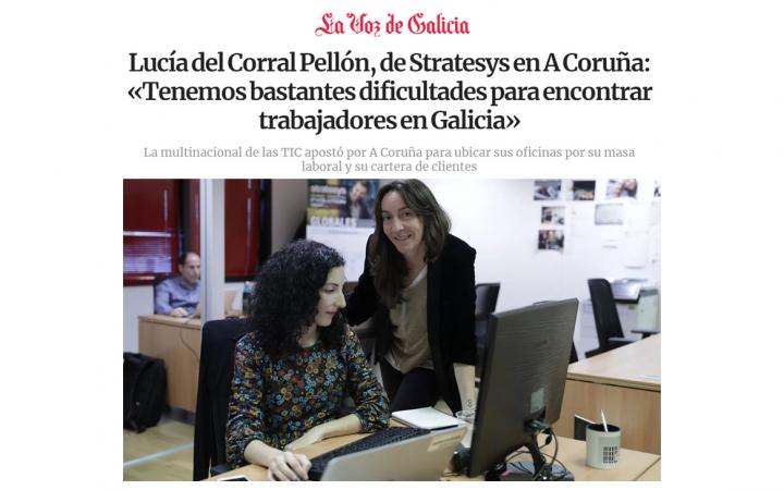 Stratesys empleo sector TIC Galicia