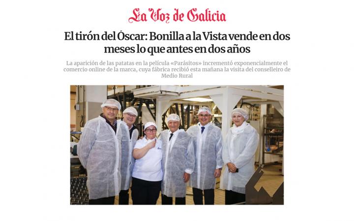 Patatas Bonilla Galicia