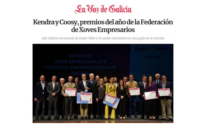 Premios Federación Xoves Empresarios Galicia