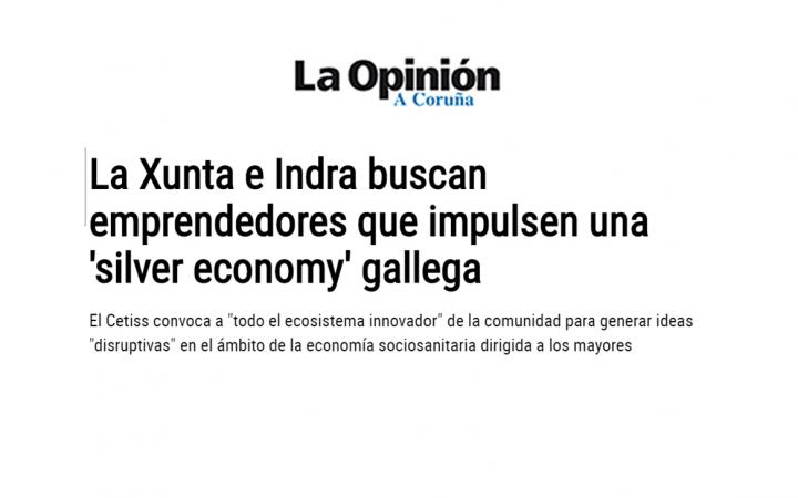 Xunta Indra silver economy Galicia