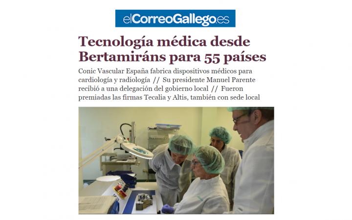 Tecnología médica Galicia Conic Vascular España