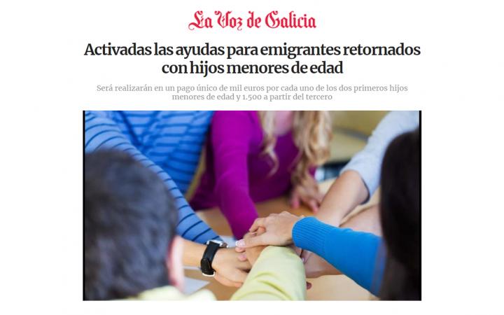 Ayudas emigrantes retornados Galicia