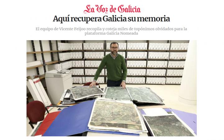 Plaforma Galicia nomeada recuperar topónimos
