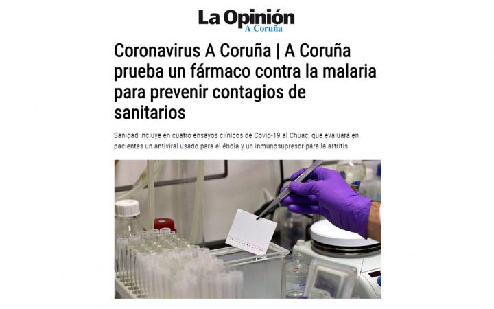 A Coruña prueba fármaco malaria