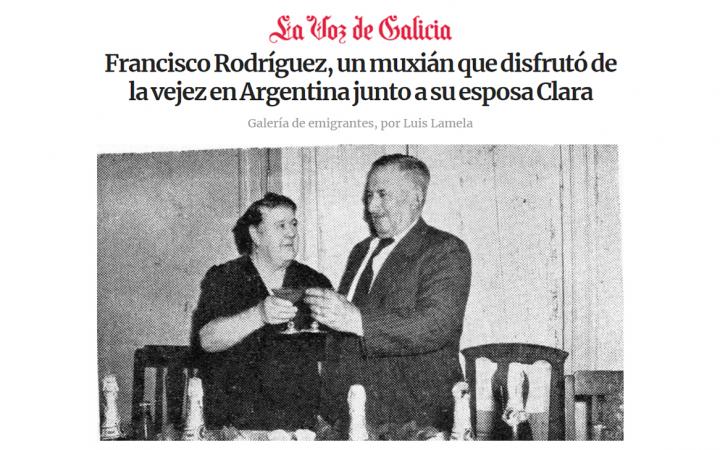 Francisco Rodríguez emigración Galicia
