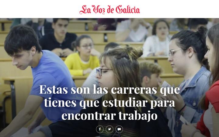 Carreras con salidas laborales Galicia