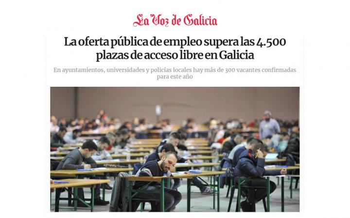 Oferta pública empleo Galicia