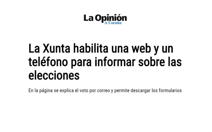 Información Elecciones Galicia