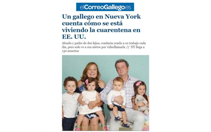 Salvador Monteagudo, emigrante gallego en Nueva York