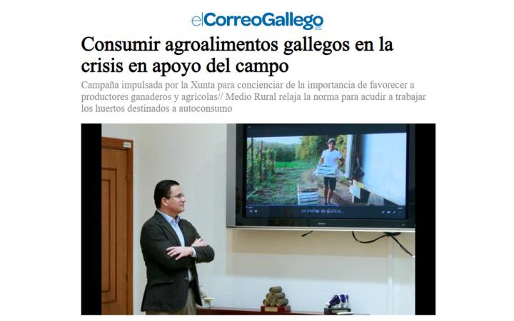 Consumo agroalimentos gallegos apoyo campo 