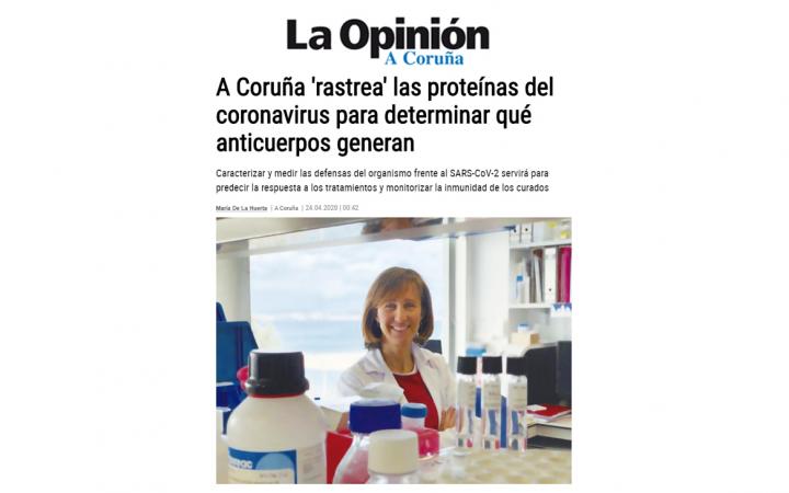 Investigación coronavirus Galicia Inibic