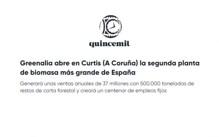Greenalia planta biomasa Galicia