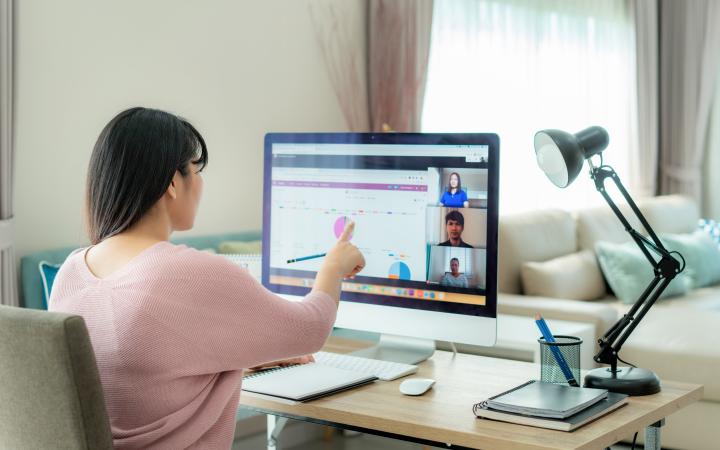 Teletrabajo videoconferencia coronavirus