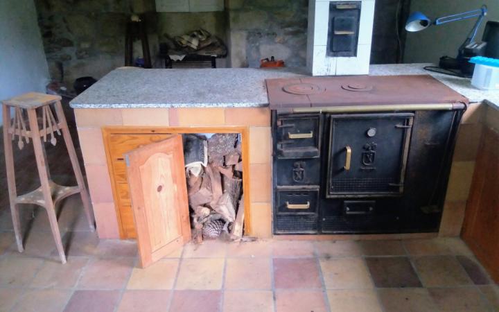 Cocina Casa da Poza Galicia