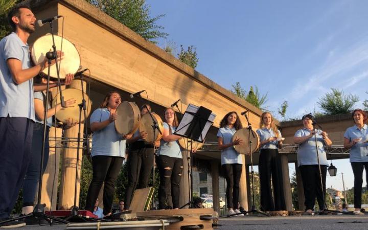 Canto y pandereta Galicia