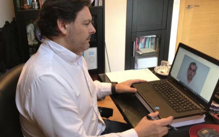 Miranda se entrevistó con el delegado de la Xunta en Argentina y Uruguay