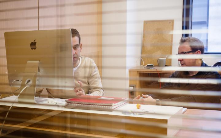 Os fundadores de Docuten, Brais Méndez e Ángel Aparicio. Foto: Docuten.
