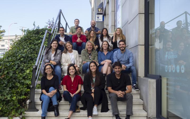 Equipo coruñés de Docuten, tecnolóxica Galicia