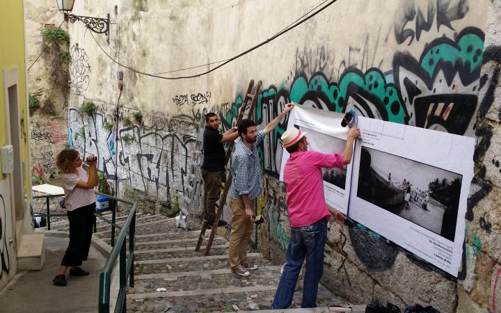 Óscar Reinoso en Lisboa