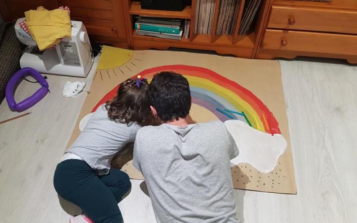 Pintar niños entretenimiento coronavirus Galicia